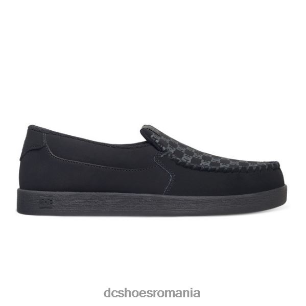 DC Shoes villain 2 - pantofi slip-on pentru bărbați X0FD070 negru