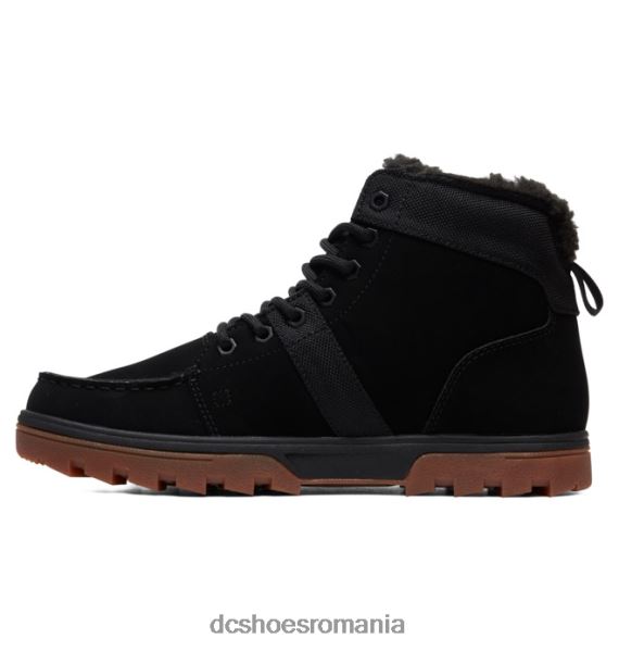 DC Shoes cizme de iarnă pădure pentru bărbați X0FD0225 negru/gumă