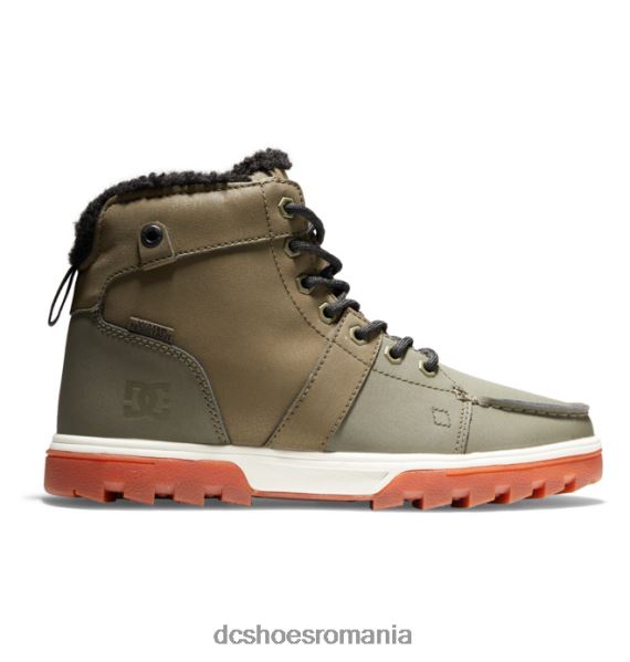 DC Shoes cizme de padure pentru barbati cizme de iarna X0FD0238 măsline/stridii ușoare