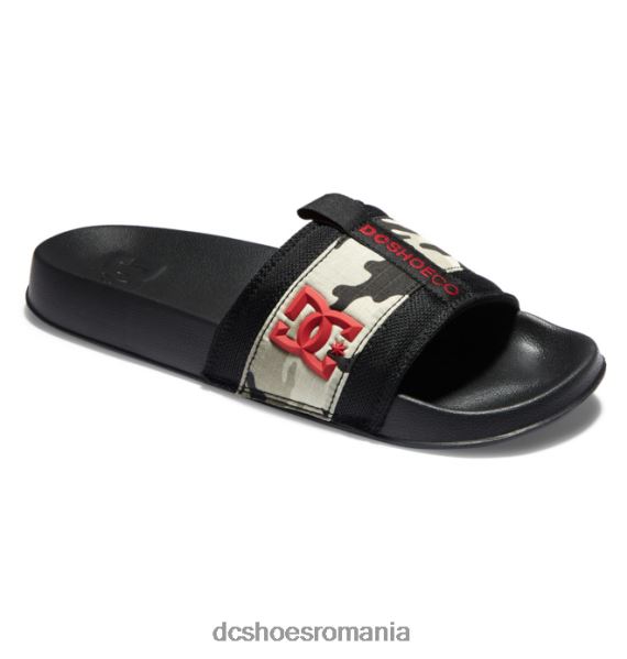 DC Shoes lynx slide - sandale cu glisoare pentru bărbați X0FD0155 astro camo negru