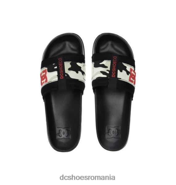 DC Shoes lynx slide - sandale cu glisoare pentru bărbați X0FD0155 astro camo negru