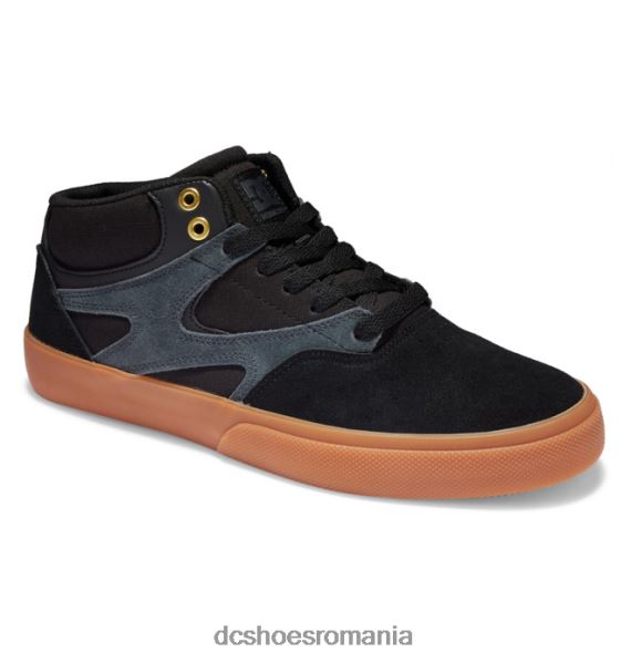 DC Shoes pantofi pentru skateboard kalis vulc pentru bărbați X0FD0177 negru/gumă