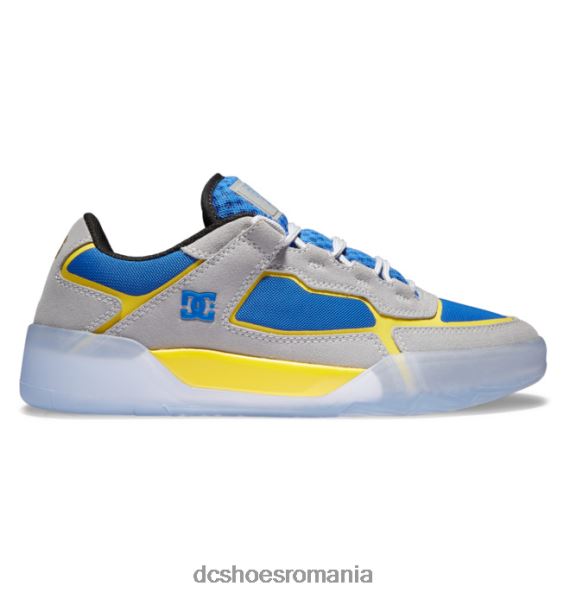 DC Shoes pantofi metric hongo x dc pentru bărbați X0FD0348 gri/albastru/galben