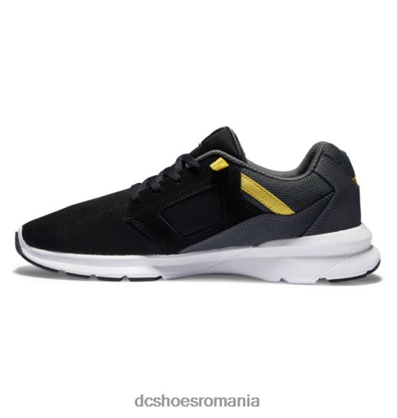 DC Shoes pantofi ușori skyline pentru bărbați X0FD023 negru/gri/galben
