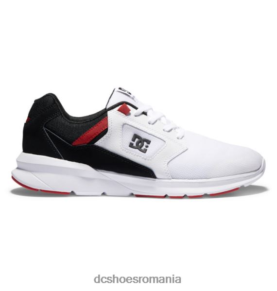 DC Shoes pantofi ușori skyline pentru bărbați X0FD0290 alb/negru/roșu adevărat