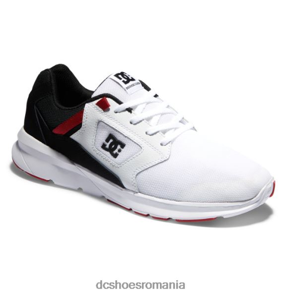 DC Shoes pantofi ușori skyline pentru bărbați X0FD0290 alb/negru/roșu adevărat