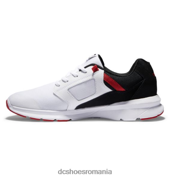 DC Shoes pantofi ușori skyline pentru bărbați X0FD0290 alb/negru/roșu adevărat