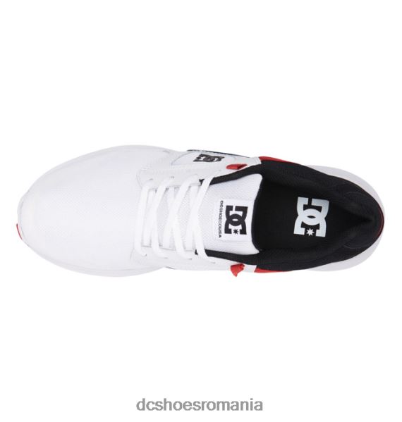 DC Shoes pantofi ușori skyline pentru bărbați X0FD0290 alb/negru/roșu adevărat