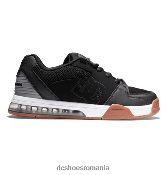 DC Shoes pantofi versatili pentru bărbați X0FD0354 negru/alb/gumă
