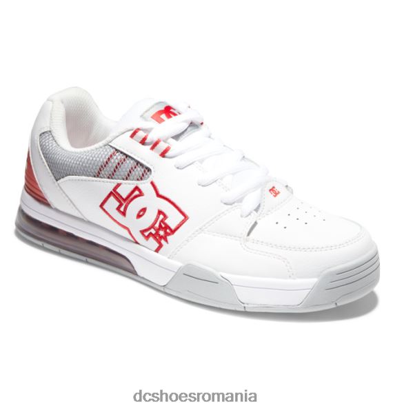 DC Shoes pantofi versatili pentru bărbați X0FD0383 alb/gri/rosu