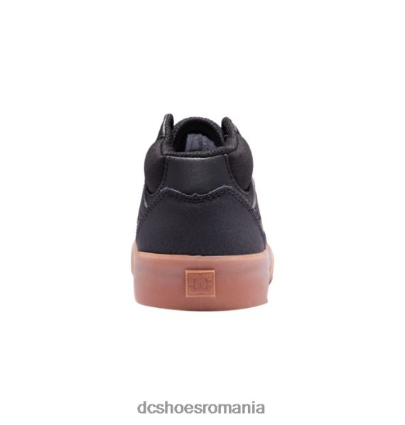 DC Shoes pantofi pentru copii kalis vulc mid-top X0FD0515 negru/gumă
