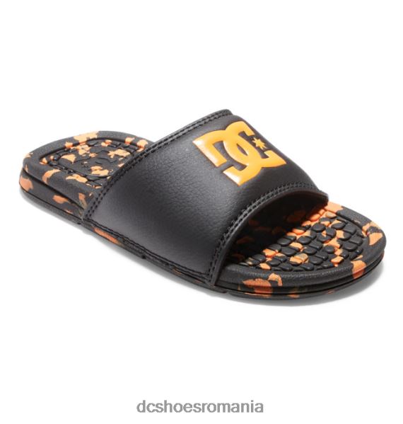 DC Shoes bolsa - sandale pentru baieti X0FD0548 negru/portocaliu