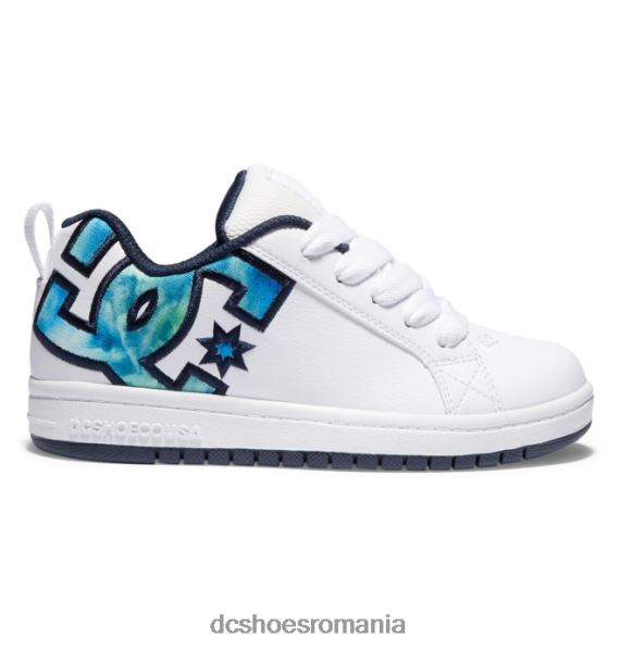 DC Shoes pantofi de curte graffik pentru copii X0FD0532 alb/albastru/verde
