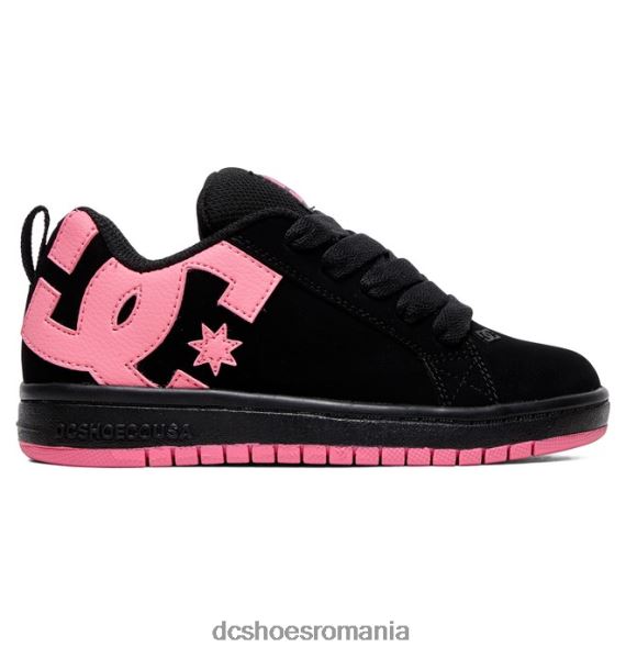 DC Shoes pantofi de curte graffik pentru copii X0FD0537 negru roz