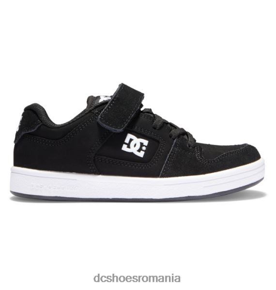 DC Shoes pantofi copii manteca 4 din dantela elastica X0FD0554 alb negru