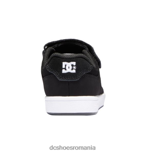 DC Shoes pantofi copii manteca 4 din dantela elastica X0FD0554 alb negru