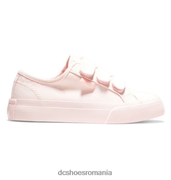 DC Shoes pantofi manuali cu velcro pentru copii X0FD0512 roz deschis