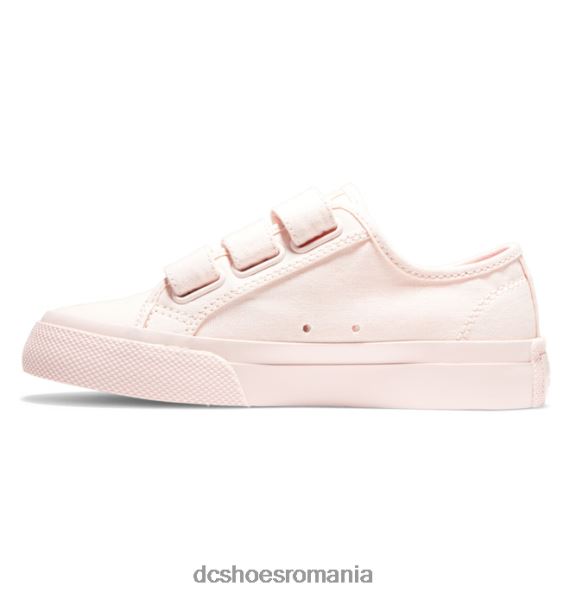 DC Shoes pantofi manuali cu velcro pentru copii X0FD0512 roz deschis