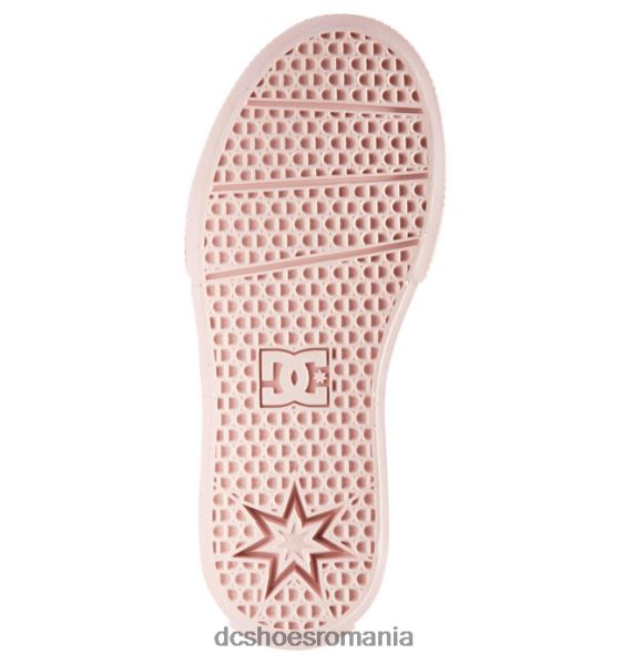 DC Shoes pantofi manuali cu velcro pentru copii X0FD0512 roz deschis