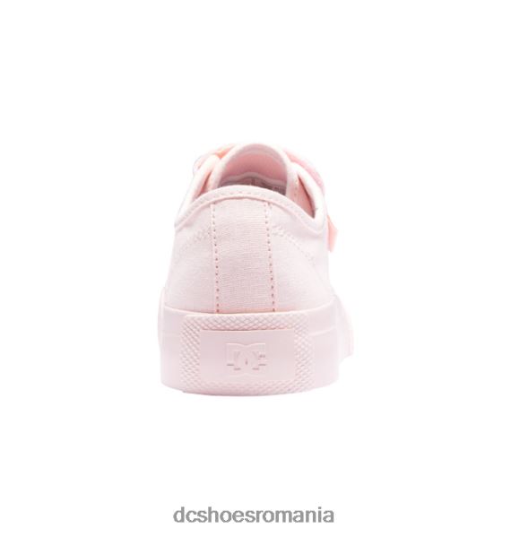 DC Shoes pantofi manuali cu velcro pentru copii X0FD0512 roz deschis