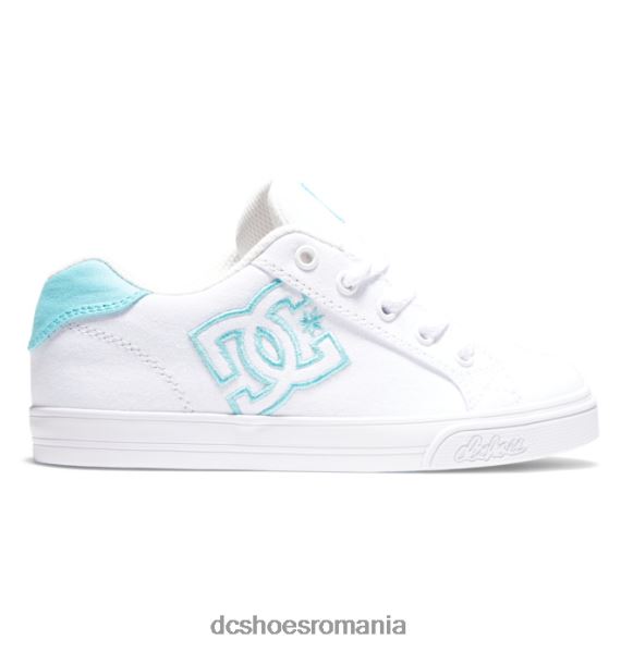 DC Shoes pantofi chelsea pentru copii X0FD0505 julip alb/mentă