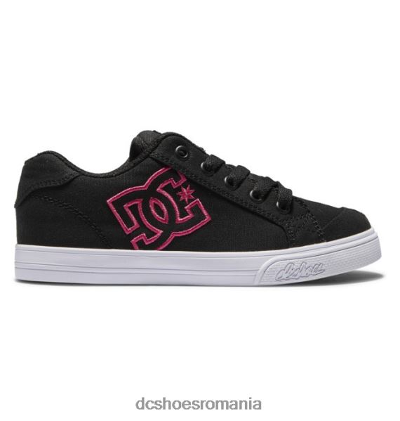 DC Shoes pantofi chelsea pentru copii X0FD0528 sablon negru/roz