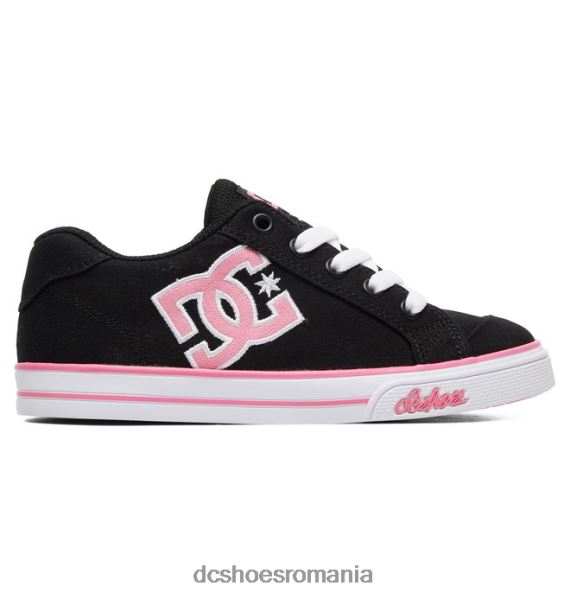DC Shoes pantofi de pânză Chelsea pentru copii X0FD0506 negru roz