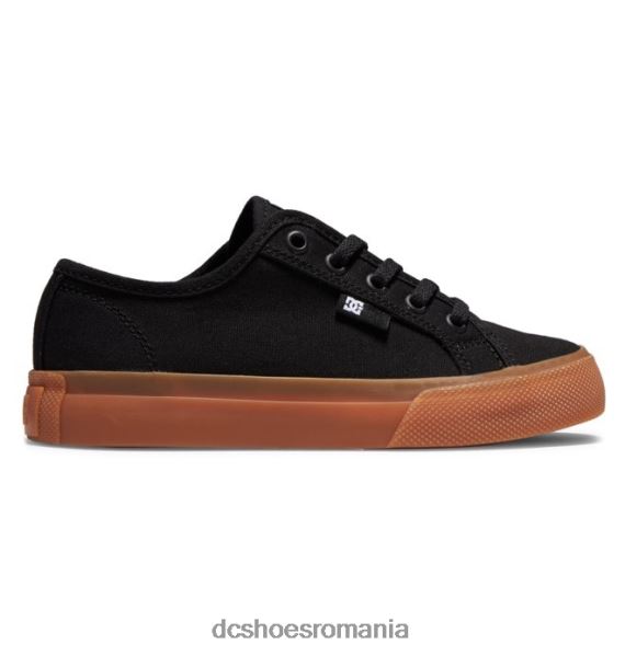 DC Shoes pantofi manuali pentru copii X0FD0560 negru/gumă