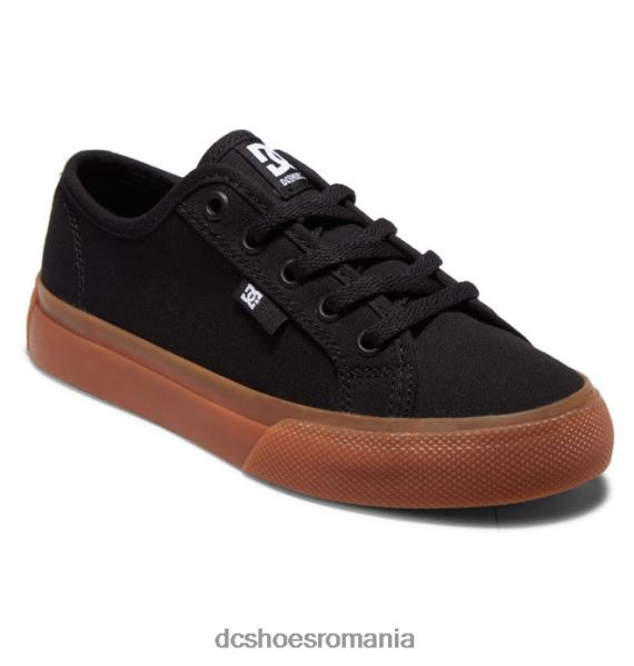 DC Shoes pantofi manuali pentru copii X0FD0560 negru/gumă