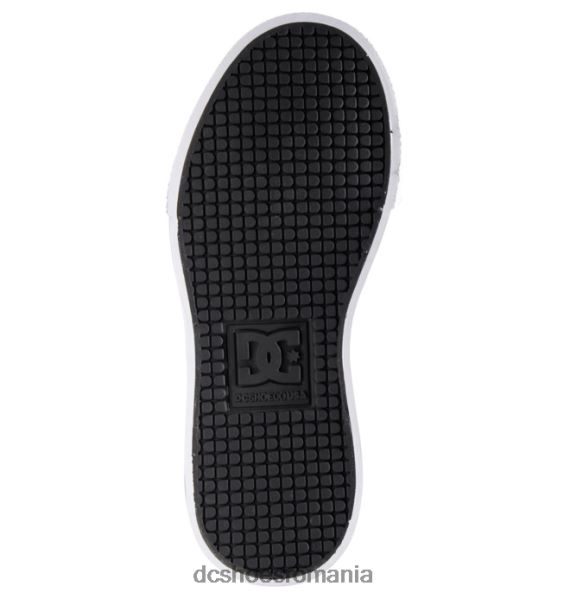 DC Shoes pantofi cu dantelă elastică pură pentru copii X0FD0522 grâu/negru
