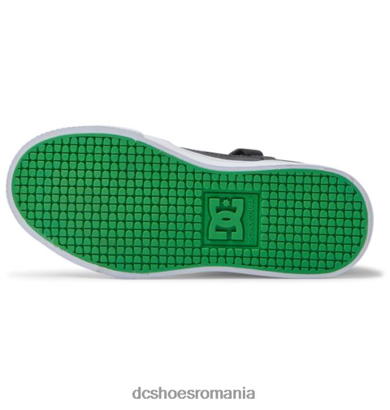 DC Shoes pantofi cu dantelă elastică pură pentru copii X0FD0526 negru/ stropire