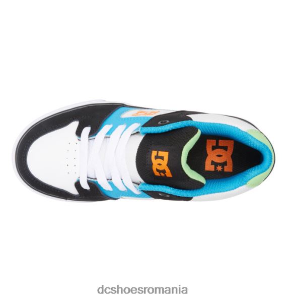 DC Shoes pantofi puri pentru copii mid-top X0FD0571 negru/alb/albastru