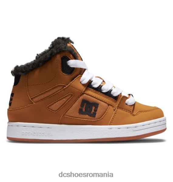 DC Shoes pantofi puri pentru iarnă pentru copii X0FD0520 maro/grâu