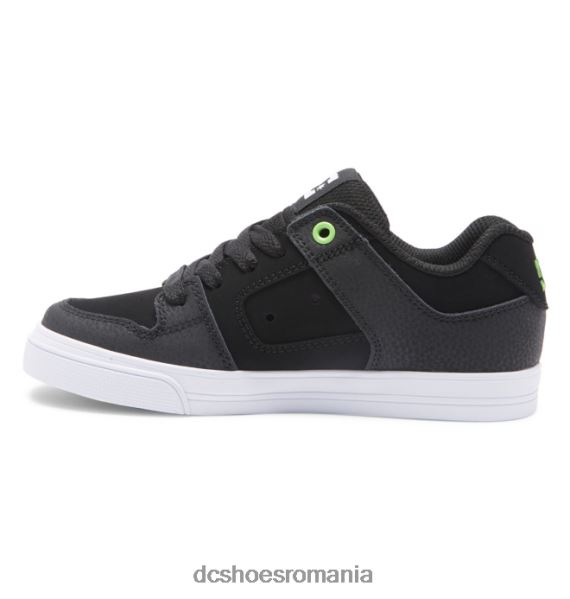 DC Shoes pur - pantofi pentru băieți X0FD0561 negru/gri/verde