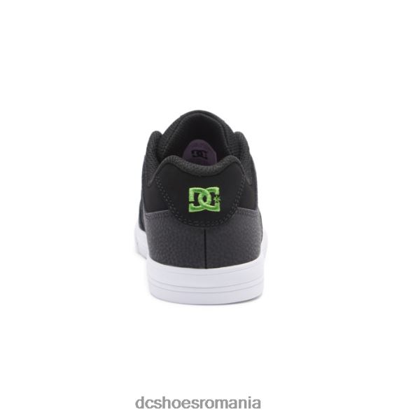 DC Shoes pur - pantofi pentru băieți X0FD0561 negru/gri/verde