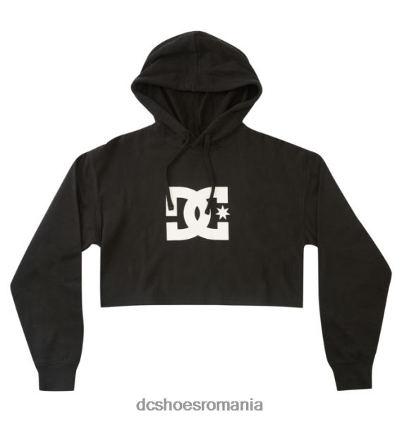 DC Shoes hanorac decupat dc pentru femei 2 X0FD0481 negru