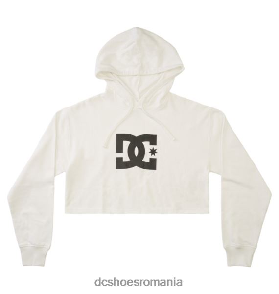 DC Shoes hanorac decupat dc pentru femei 2 X0FD0483 alb