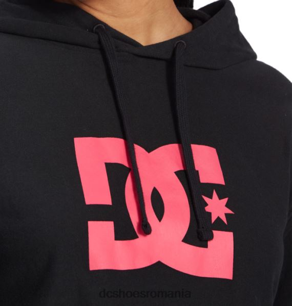 DC Shoes hanorac decupat dc pentru femei 2 X0FD0504 negru/fucsia