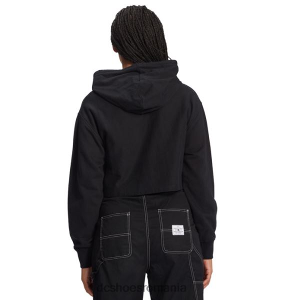 DC Shoes hanorac decupat dc pentru femei 2 X0FD0504 negru/fucsia