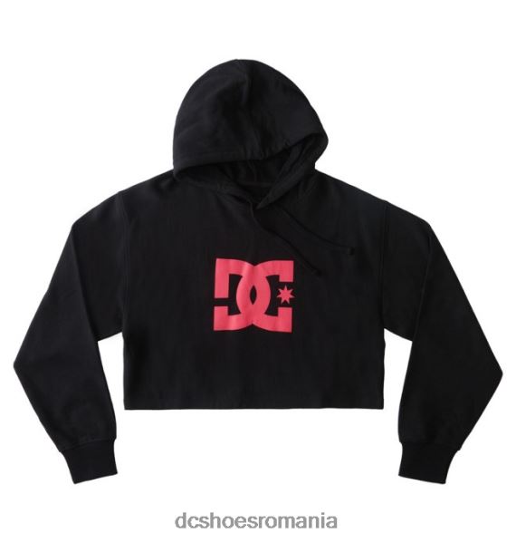 DC Shoes hanorac decupat dc pentru femei 2 X0FD0504 negru/fucsia