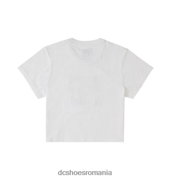 DC Shoes tricou decupat dc star de damă X0FD0472 alb