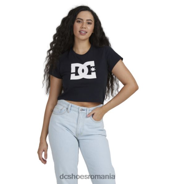 DC Shoes tricou decupat dc star de damă X0FD0495 negru