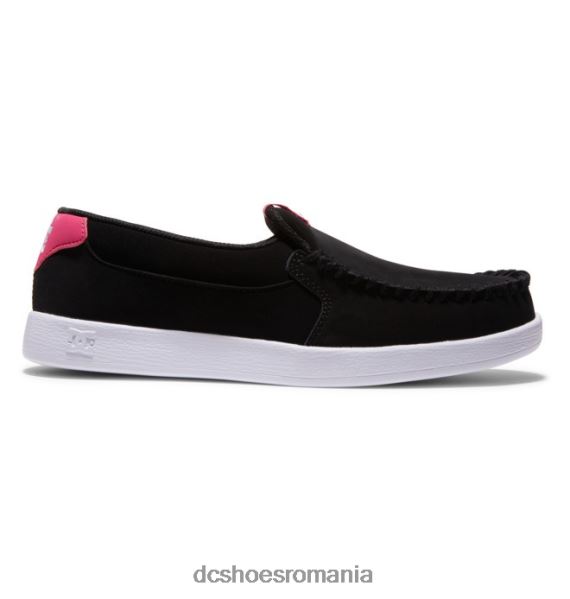DC Shoes pantofii sclipici pentru femei X0FD0432 negru/roz nebun