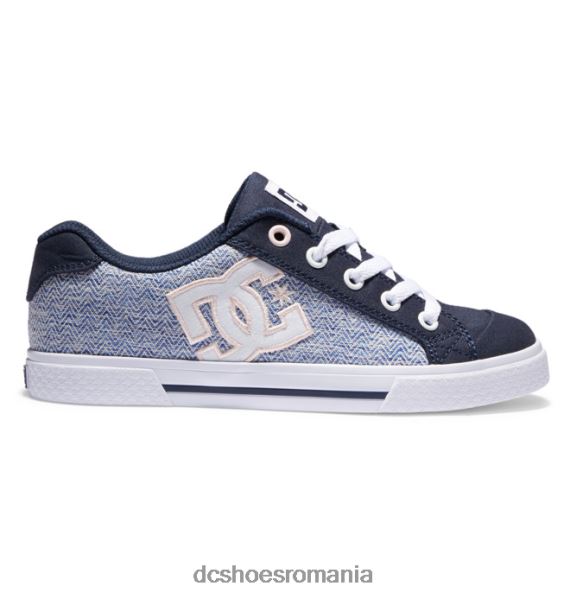 DC Shoes pantofi chelsea de damă X0FD0444 albastru alb