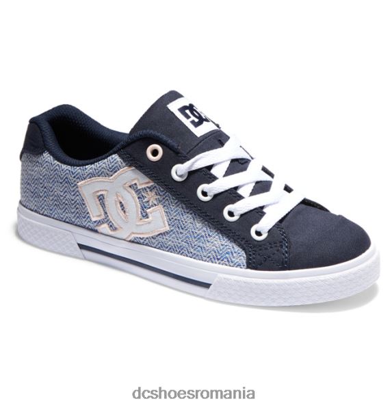 DC Shoes pantofi chelsea de damă X0FD0444 albastru alb