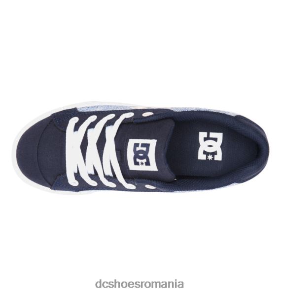 DC Shoes pantofi chelsea de damă X0FD0444 albastru alb