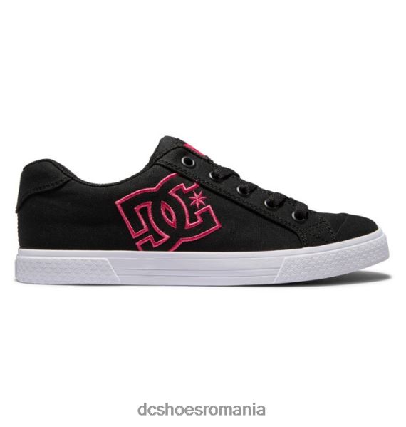 DC Shoes pantofi chelsea de damă X0FD0449 negru/roz nebun