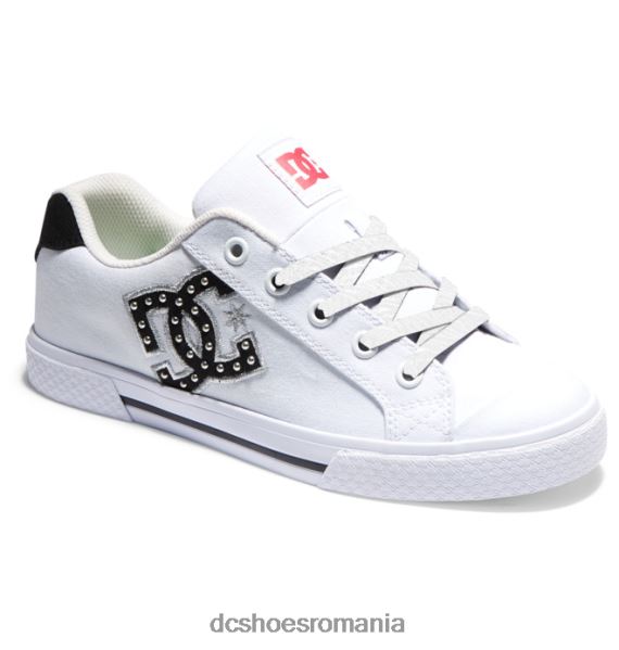 DC Shoes pantofi chelsea de damă X0FD0452 alb/zebră