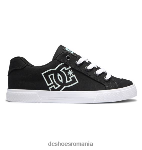 DC Shoes pantofi chelsea de damă X0FD0456 negru/aqua