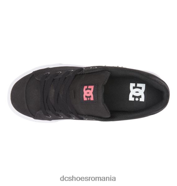DC Shoes pantofi chelsea de damă X0FD0458 negru/zebră